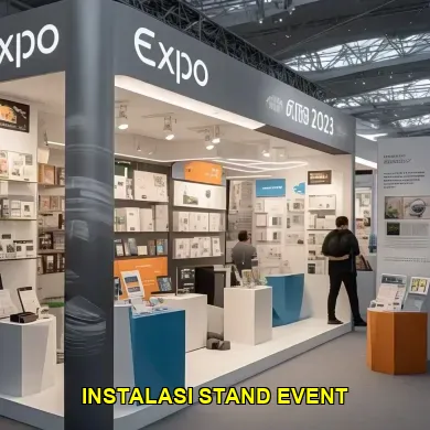 instalasi stand event